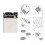6 Pcs Ink Dots Stencils Drawing Templates Hollow-Heart ink dot 1