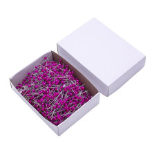 800Pcs Sewing Pin Straight Pin for Dressmaker-Rose Red