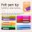 Colored Liquid Chalk Pen With 15mm Flat Square Tip-Black 3