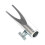 Multifunctional Eyebrow Pencil Sharpener Assistant Tool-silver 1