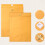 30Pcs Document Envelopes with Metal Fastener Kraft Mailing-6x9 3