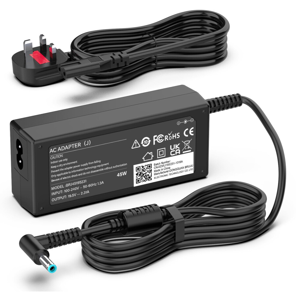 Shefor 45W Hp Laptop Charger For Hp Elitebook 840 850, Pavilion 11 13 15, Probook 430 440 G3 G4, Stream 11 13 14, Chromebook Envy Spectre Ultrabook, Power