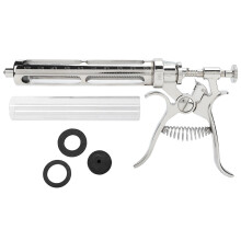 Adjustable Continuous Syringe for Veterinary Use, Automatic Dosing Stainless Steel Syringe Tool, High-Quality Material Easy to Operate Design, Suitabl