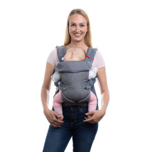 YOU+ME 4-in-1 Baby Carrier Newborn to Toddler - All Positions Baby Carriers from Newborn - Front & Back Carry Baby Carriers - Includes 2-in-1 Bandana