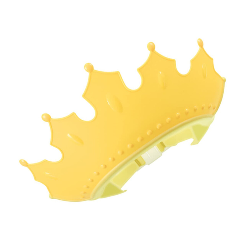 Shower Cap for Children Kids Hair Washing Hat Baby Shampoo Cap Waterproof Bath Cap Crown Shape Sturdy TPE PP OneSize