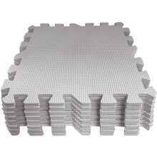 Grendle 8pc Grey 30.5 x 30.5 x 1cm Interlocking Foam Mat Set