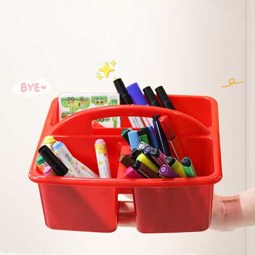6Pcs Stackable Storage Basket With Handle-6 packs of opp bag p 1