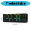 Automatisch dimmen LED-wandklok met datum- en 3