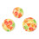 3pcs Elasticated Organic Cotton Beeswaxes Bowl-Watermelon style 1