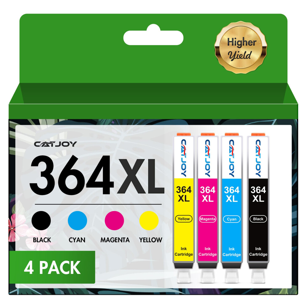 Catjoy 364XL Ink Cartridges Replacement For Hp 364 Xl For Deskjet 3520 3521 3070A Photosmart 5510 5520 B110 5511 5515 5524 6510 6520 6512 7510 7520 8000002716734