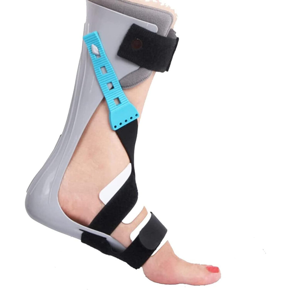 Ankle Foot Orthosis Drop Foot Brace with Adjustable Tension for Left Leg Pain Relief and Walking Support