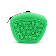 Portable Outdoor Pet Dogs Pouch Green Waist Bag Training Bag Food Container Dog Holder