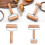 Wooden Rolling Pin Roller For Pizza Cookie Dough-T shaped 2