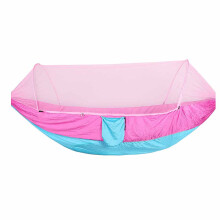 Doppelhängematte für Wandern, Trekking, Outdoor-Camping, vielseitig einsetzbar, aus Nylon-Fallschirmgewebe, schnell aufzubauendes Design, tragbarer