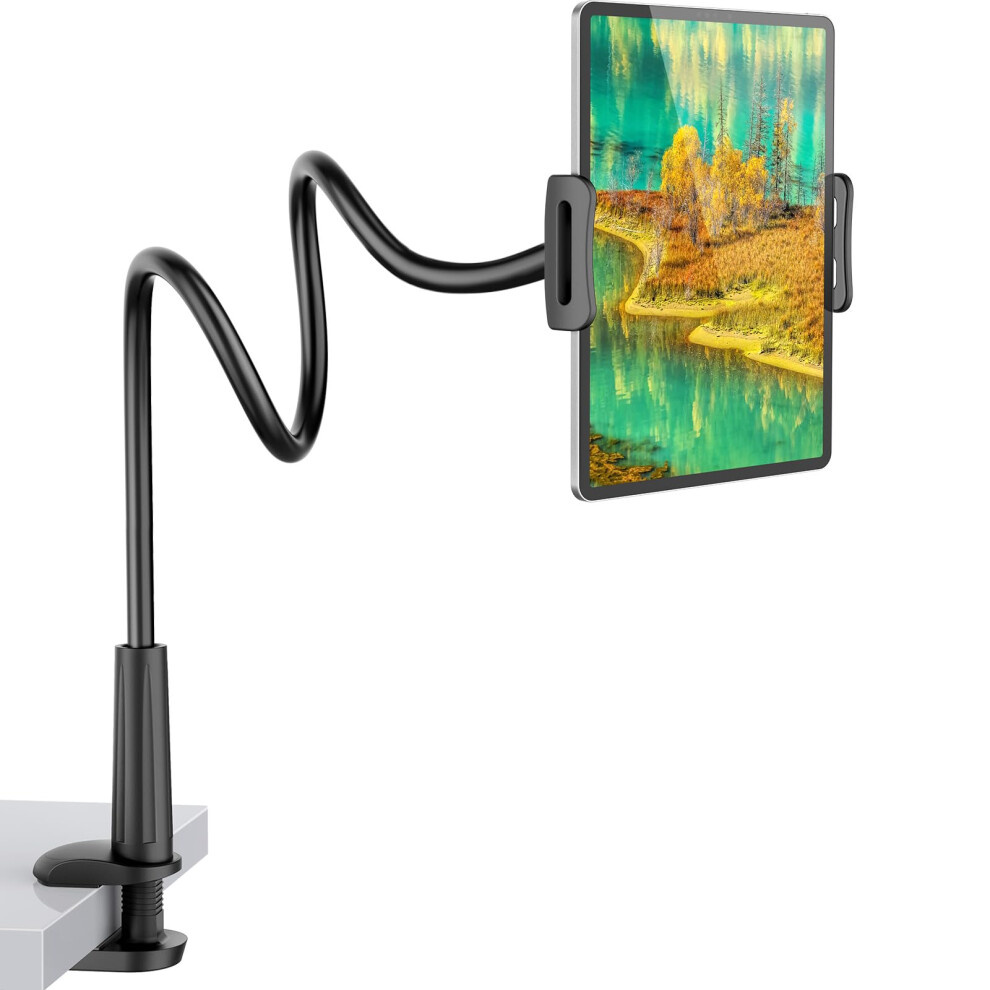 Fate To Fate Gooseneck Tablet Holder Cell Phone Holder, Universal 360? Flexible Tablet Stand, Lazy Arm Stand Clamp Mount Bracket Bed For Ipad 8000002712644