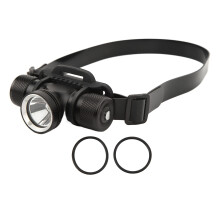 Linterna frontal táctica multimodo, linterna frontal LED de alto lumen para buceo recargable, ideal para buceo y actividades terrestres