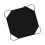 Heat Resistant Mat with Handle Foldable Fireproof Cloth-Black 1