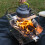 Heat Resistant Mat with Handle Foldable Fireproof Cloth-Black 6