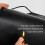 Heat Resistant Mat with Handle Foldable Fireproof Cloth-Black 5