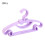 10 Pcs Space Saving with Cute Bowknot Clothes Hangers-Purple 1