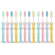 Manual Toothbrush Set for Kids, Soft Bristle Toothbrushes with Ergonomic Grip Handle, BPA Free Toothbrush for Bright Fun Colored Suction Cup Storage (
