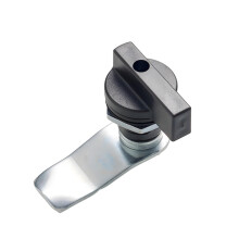 Quarter Turn Cam Lock for Cabinet and Machinery Door, Keyless Zinc Alloy Cylinder, 1Pcs