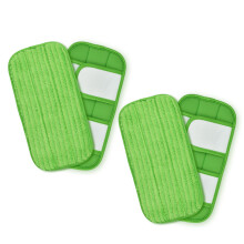 Mikrofaser-Bodenwischpad, wiederverwendbare Wischpads für Hartholzböden, Nass- und Trockenreinigung, extra dickes Pad für optimale Saugfähigkeit,