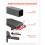 Banc de Musculation - DUOKU - BN1901B - Réglable - Capacité 204 kg - Multi-positions 6