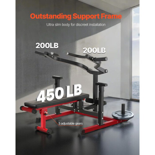 Banc de Musculation - DUOKU - BN1901B - Réglable - Capacité 204 kg - Multi-positions 2
