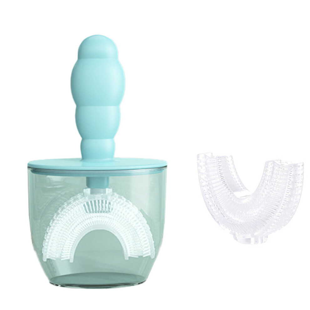 U-Shaped Manual Toothbrush For Children, Small And Cute Cartoon Design Promotes Oral Hygiene In Kids, Thoroughly Cleans Teeth With A Sensitive Oral To