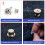 Stylish Solutions, No-Sew Removable Jeans Button, Easy Install for Jacket Coat Replacement, Rounded Head Design, Adjustable Pants Button, High Quality 3