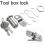 Universal Cabinet Lock with Keys, Magnetic Security Drawer Lock for Toolbox Mailbox 20mm 5