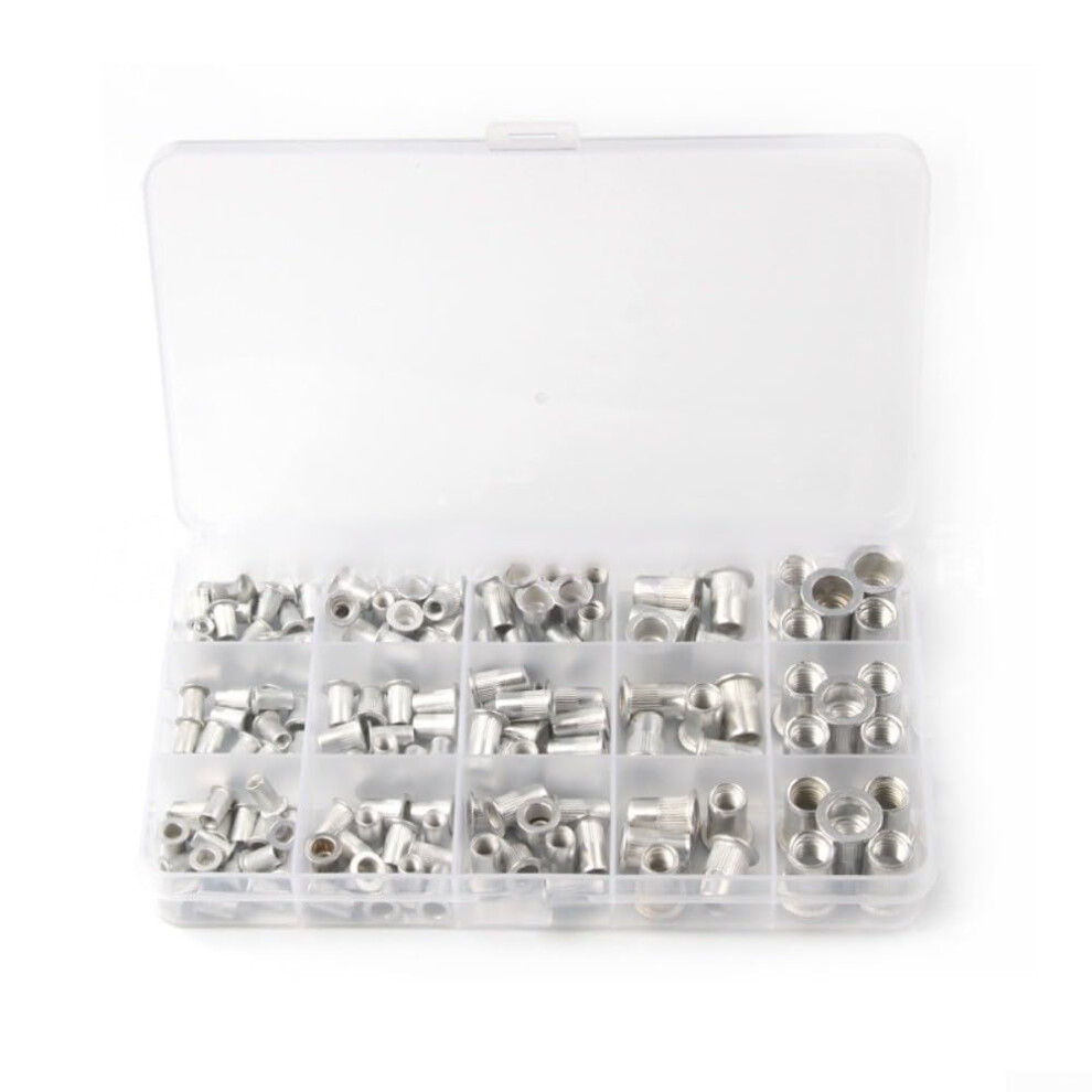 150Pcs Stainless Steel Rivet Nuts Metric Assortment M3 M4 M5 M6 M8 Antirotation Corrosion Resistant Kit For Construction And 9365049292269