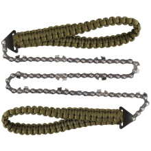 Pocket Chainsaw Folding Chain Saw With Paracord Handle, 3/8Inch ThinTooth, 34Section Chain, Foldable Outdoor Tool