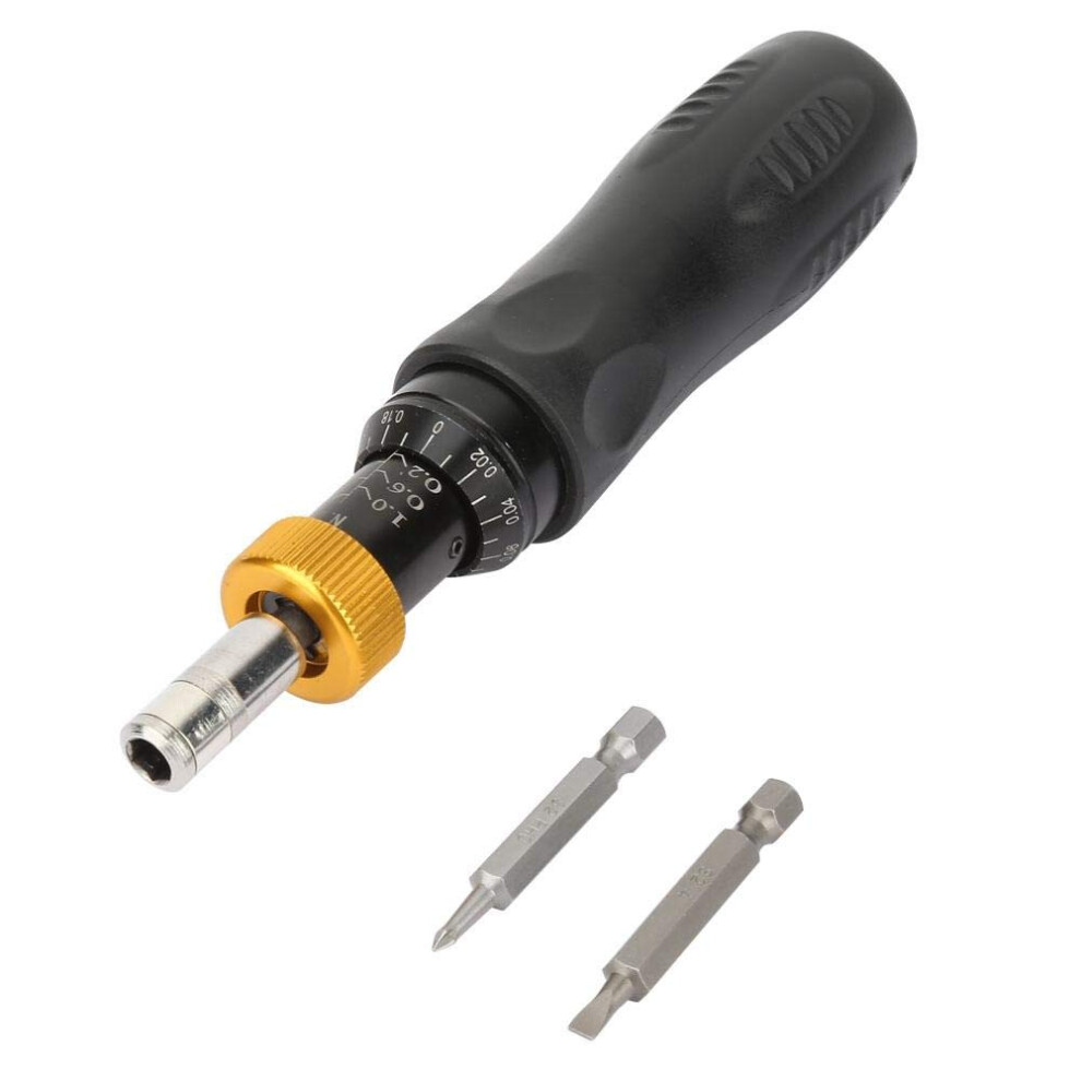 Adjustable Screwdriver Preset Type Hex Screwdriver With 2 Hex Socket Heads 0.21.2Nm Torque 9119770990556