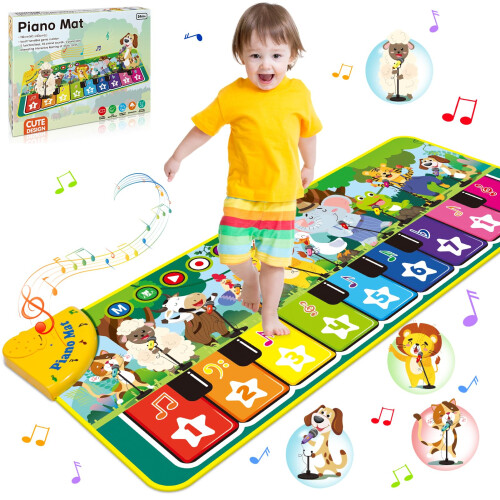 Dromlag Musical Toys for 1 2 3 Year Old Boys Girls, Musical Piano Dance ...