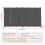 Scheidingswand - DUOKU - Vouwscherm - 6 Panelen - Grijs - Binnen 2