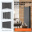 Scheidingswand - DUOKU - Vouwscherm - 6 Panelen - Grijs - Binnen 6