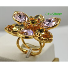 (ring 8) Original 2026 High Quality Luxury Crystal Ring Jewelry Set Ring Romantic Gift for Women and Girls