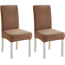 Dicke, dehnbare Stuhlhusse, universeller Stuhlschutz, dekorative Stuhlhussen für Esszimmer, Hotels, Hochzeitsbankette (Set)