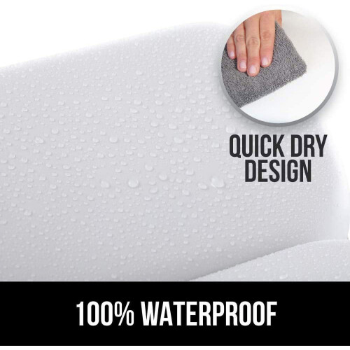Μαξιλάρι μπάνιου Spa Foam, αντιολισθητικός σχεδιασμός δύο πάνελ, αδιάβροχο και