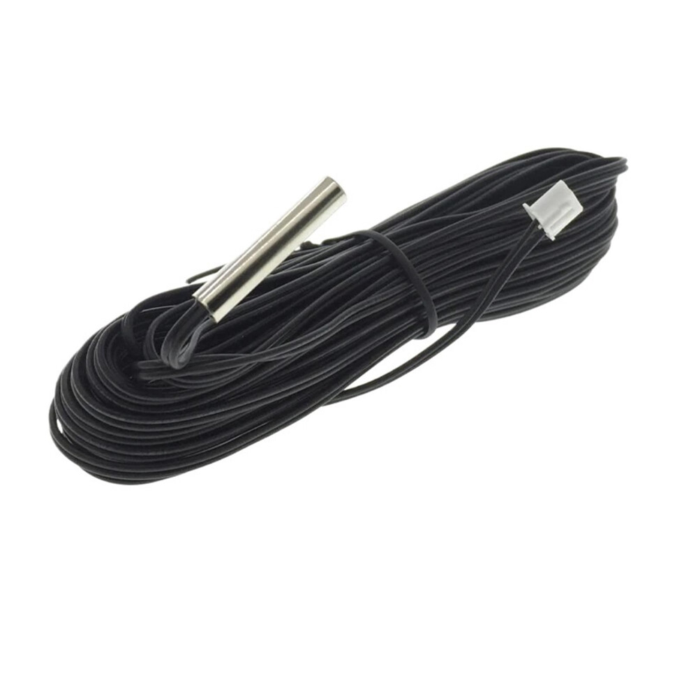 Temperature Sensor 10K NTC Thermistor 3950 Waterproof Cylindrical Probe 5x25mm 4 Meters Cable XH2.542P Connector 10Pcs