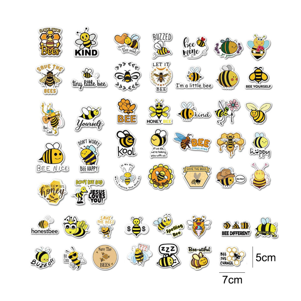 Bee Savers Collection: Unique Personality Bumper Sticker, Adhesive Car Decal For Expressive Decor, Waterproof Design, Easy Application For Laptops, 9128293270632