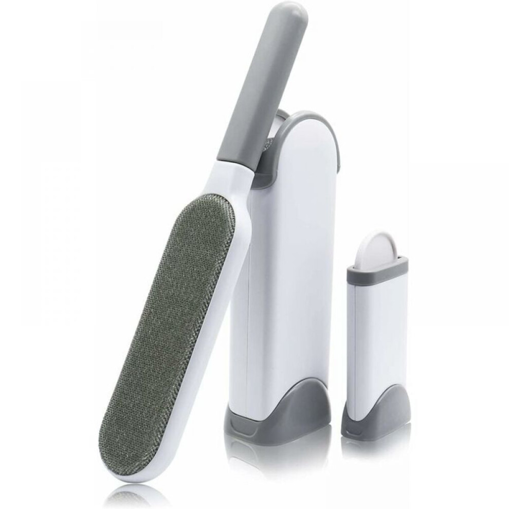 Lint Remover Brush for Pet Hair, Pet Hair Remover Lint Remover, Reusable Fur Hair Cleaning Brush with Self-Cleaning Design, Static Dusting Brush for C