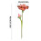 10Pieces Realistic Artificial Flower Height 17.7Inch-Blue BLUE 4