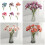 10Pieces Realistic Artificial Flower Height 17.7Inch-Blue BLUE 3