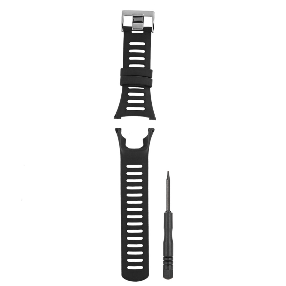 Watch Band Compatible With Suunto Ambit, Soft Tpu Rubber Replacement Watch Strap For Suunto Ambit 1 2 2S 2R 3 Sport 3 Run 3 Peak, Sweat And Water 9191629475605