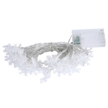 Christmas Snowflake String Lights, Multi-Mode LED Fairy Lights For Indoor Outdoor Decor, Waterproof Snowflake Light Strings With Remote Control For Ch