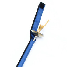 Fencing Sword Bag With Hard PVC Tube Portable Foldable Storage For Foil Epee And Sabre 1680D Oxford Cloth Blue