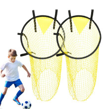 Football Training Net Foldable Soccer Goal Target Net, Throwing Net, 2Pack, Backyard Multipurpose Training Accessory